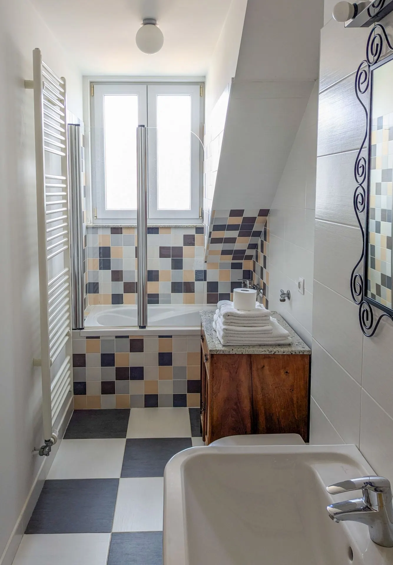 Apartma z razgledom: kopalnica