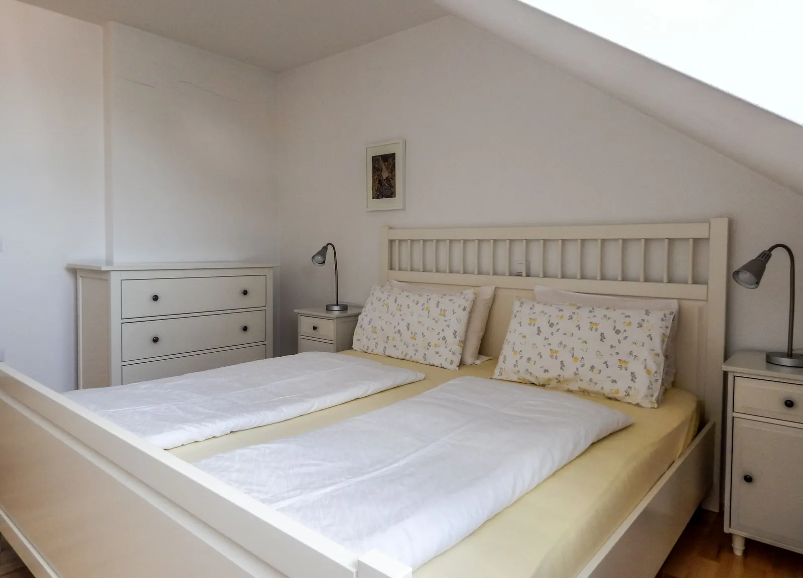 Apartma z razgledom: spalnica