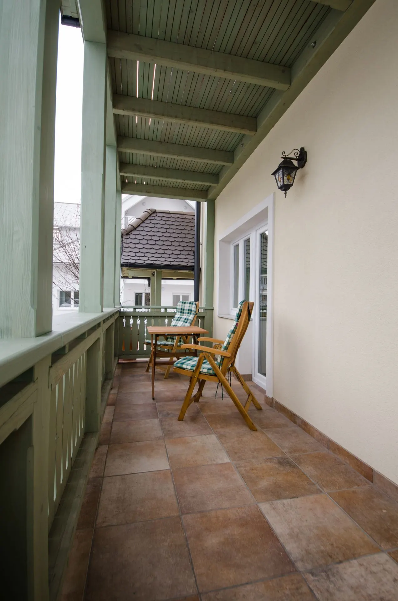 Rumeni apartma: terasa